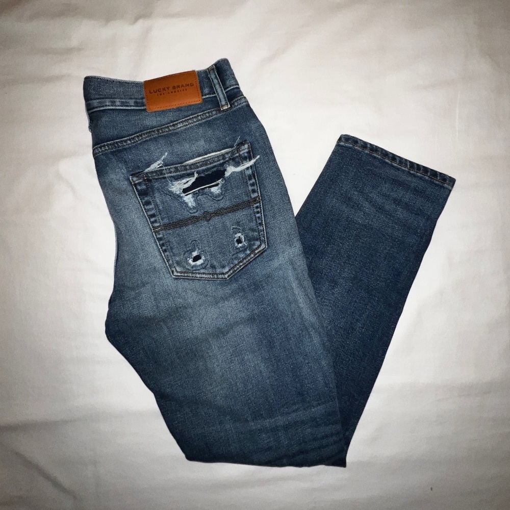 Lucky Brand Slim Distressed Jeans